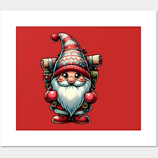 Holiday Gnome - Cute Gnome Posters and Art